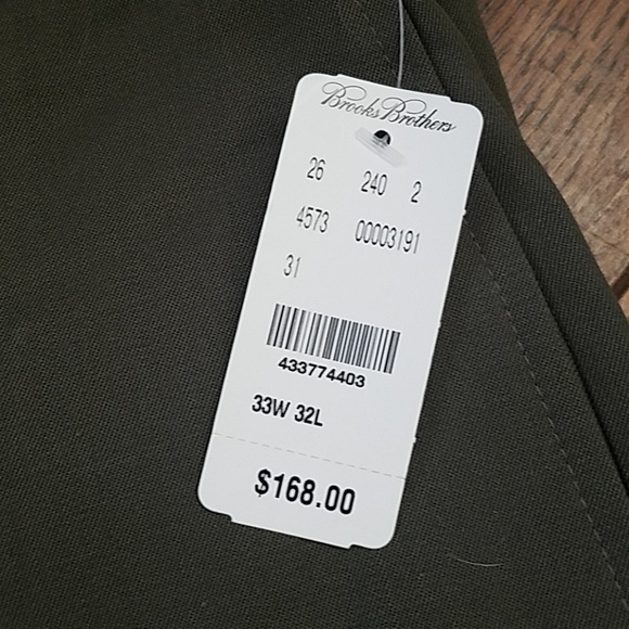 Brooks Brothers Mens Dress Pants (Sz 33x32) - Picture 4 of 5